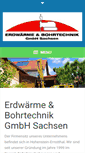 Mobile Screenshot of erdwaerme-bohrtechnik.com